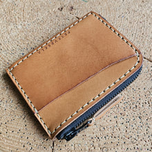 Načíst obrázek do prohlížeče Galerie, leather wallet, vegetable tanned leather, unisex leather wallet, hand made leather wallet, hand stiched wallet, vyrobeno v Praze