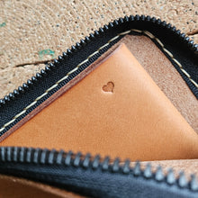 Načíst obrázek do prohlížeče Galerie, leather wallet, vegetable tanned leather, unisex leather wallet, hand made leather wallet, hand stiched wallet, vyrobeno v Praze