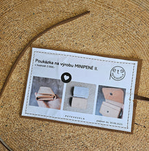 Načíst obrázek do prohlížeče Galerie, eather wallet, vegetable tanned leather, tuscany leather, mini wallet, kožená peněženka, malá peněženka, kožený výrobek, petevesela, tvorim, poukazka, voucher