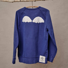 Load image into Gallery viewer, upcycling fashion, upcycling from prague, upcycling clothing, upcycling sweater, Jesus screen print patch, Jesus screen print, upcycling brand, upcycling with love, upcyklovaný svetr, upcyklace s laskou, sitotisk Jezis, svetr s potiskem, upcyklovaná móda, upcyklovana moda,