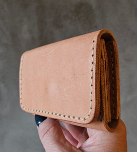 leather wallet, vegetable tanned leather, tuscany leather, mini wallet, kožená peněženka, malá peněženka, kožený výrobek, petevesela, tvorim, 