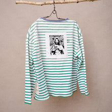 Načíst obrázek do prohlížeče Galerie, upcycling fashion, upcycling from prague, upcycling clothing, upcycling sweater, Jesus screen print patch, Jesus screen print, upcycling brand, upcycling with love, upcyklovaný svetr, upcyklace s laskou, sitotisk Jezis, svetr s potiskem, upcyklovaná móda, upcyklovana moda,
