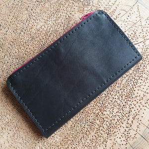 ručně šitá kožená peněženka, vegetable tanned leather wallet, kožená peněženka, ruční výroba, dámská peněženka, dámská kožená peněženka, handmade peněženka, leather handcraft