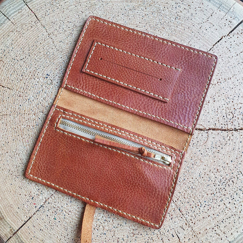 pouzdro na tabák, ručně šité pouzdro tabáček, tabaterka, leather cigarette case
