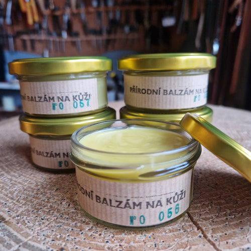 balzam na kuzi, leather balm, natural leather balm,prirodni balzam na kuzi,balzam na usen, prirodni mazani na usen